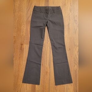 The Limited Charcoal, Pinstripe Flare Pants